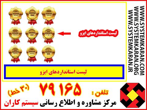 لیست استانداردهای ایزو